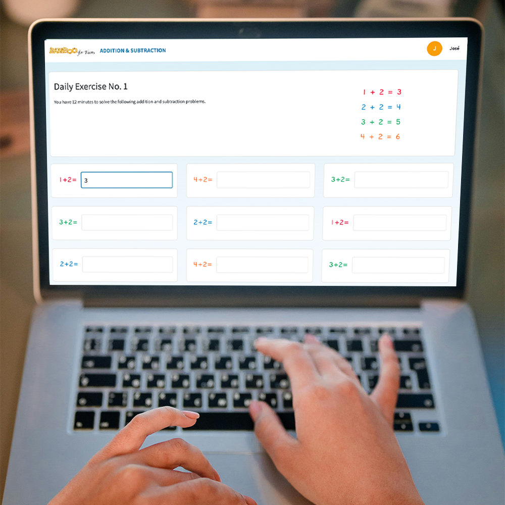 Bamboo For Teens Addition & Subtraction Program