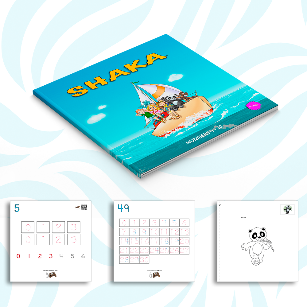 Shaka Numbers 0 - 30 Workbook