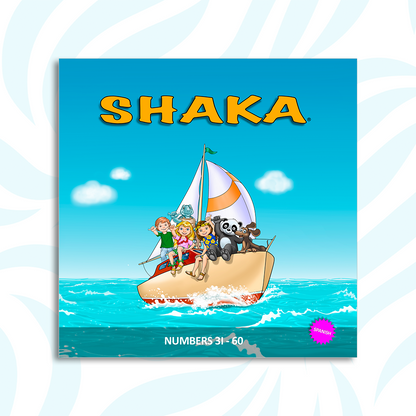Shaka Numbers 31 - 60 Workbook