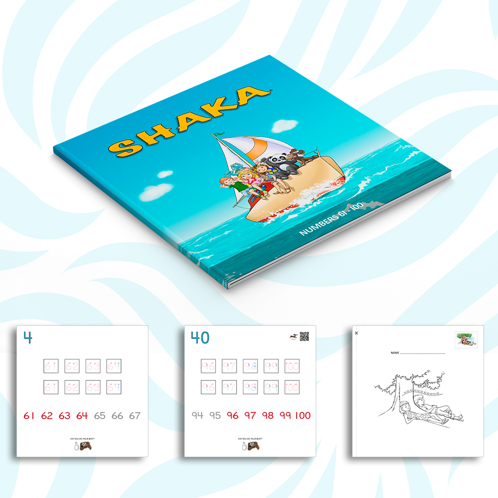 Shaka Numbers 61 - 100 Workbook