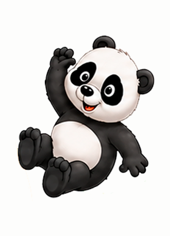 Pandy, the mascot of the Bamboo program